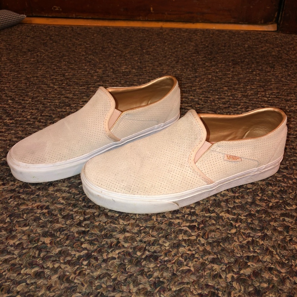 Pink Vans Slip-Ons